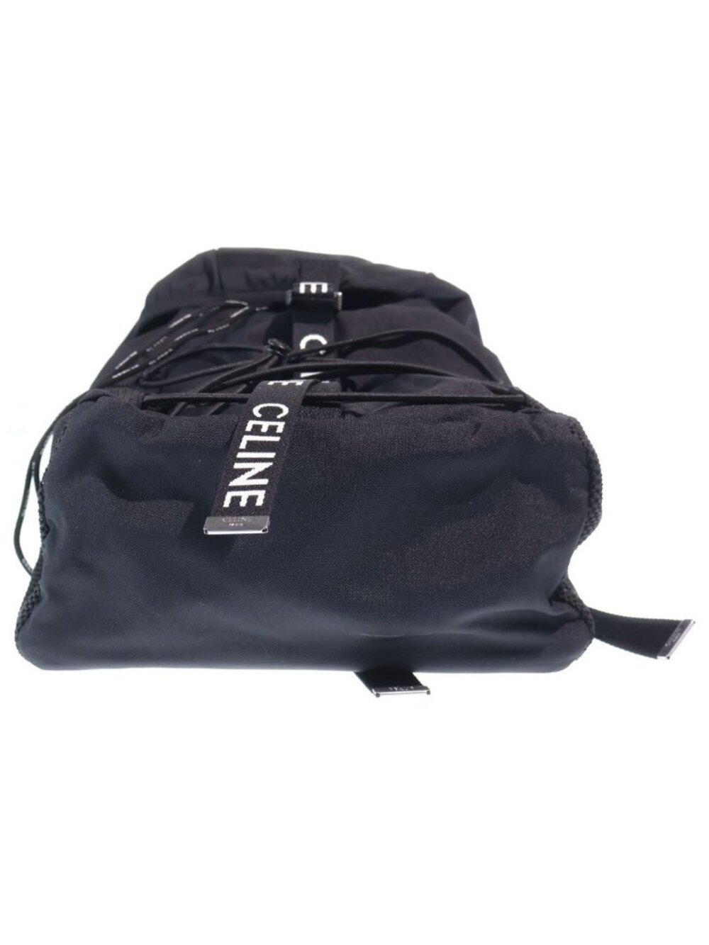 Celine Trekking Backpack Black Nylon Silver - Picture 5 of 6